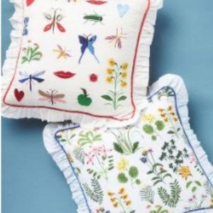 Anthropologie throw pillows